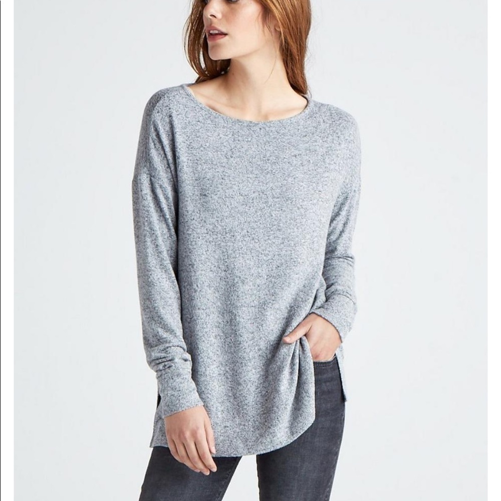 NWT Lucky Brand Cloud Pullover Tunic Sweatshirt